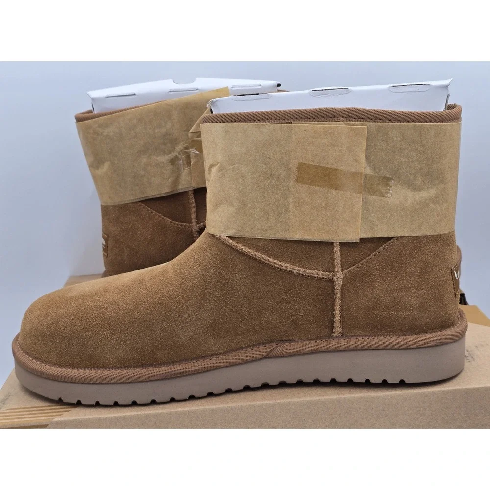 Koolaburra by UGG Women's Victoria Mini Fashion Boot Size 10 - Chesnut‎ NEW